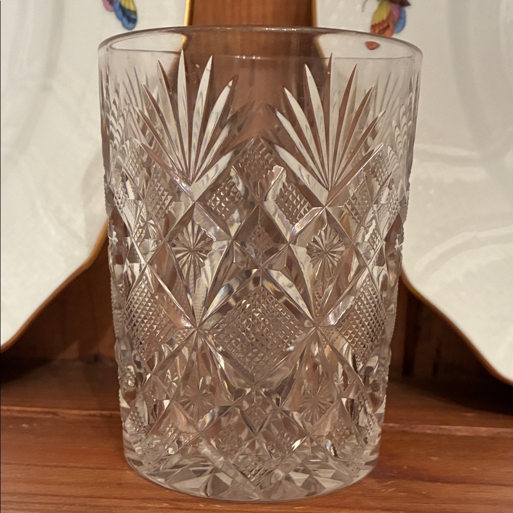 Crystal Cut Glass Tumbler